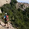 Esta cuerda es el único paso equipado del Pas de l´Esfinx / Blog · Integral de los Ecos | Montserrat 