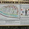 Cartel indicativo de la vía ferrata de Coumély  / Blog · Que debemos exigirle a una vía ferrata 