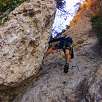 Mismo paso de grapas visto desde abajo / Blog · Integral equipada de la cara Sur de Montserrat 