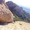 Descendiendo por el mismo camino de la subida -desequipado- / Blog · Integral equipada de la cara Sur de Montserrat 
