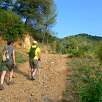 Subida ligera por pista amplia / Ruta a pie De Barcelona a Sant Cugat por el camino de Santiago 