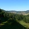 Montelhó al fondo / Ruta a pie Camí dels Bons Homes 
