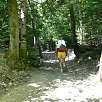 Duras rampas para subir a Montsegur / Ruta a pie Camí dels Bons Homes 