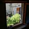 Desde la ventana de la Gite Al Pitchou Parfait / Ruta a pie Camí dels Bons Homes 
