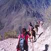 1. Mientras bajamos nos cruzamos con los campesinos / Ruta a pie El cañón del Colca 