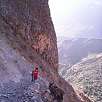 1. Las mulas tiran de la carga / Ruta a pie El cañón del Colca 