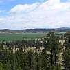 Vista a las llanuras alrededor de Devils Tower / Ruta a pie Devils Tower 