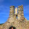 En la entrada de la ermita de Sant Feliu / Ruta a pie Gorges del Segre y Ermita de Sant Feliu de Castelvell 