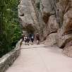 Última rampa de subida en el camino de la Santa Cova / Ruta a pie La Gràcia Montserrat 