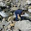 Refrescándonos en el nacimiento de la gave de Gavarnie / Ruta a pie Grande Cascade | Gavarnie 