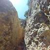 Escalera metálica de salida del grau / Ruta a pie Graus de la Morera de Montsant 