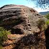 Escalones tallados en el Tormo del Frare / Ruta a pie Graus de la Vilella Alta 