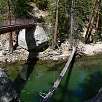 Cruzamos el puente para regresar al aparcamiento de Roads End / Ruta a pie Kings Canyon National Park | Mist Falls 