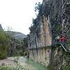 Pasarela sobre el río / Ruta a pie Pasarelas del Vero 