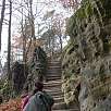 Tramo de escaleras / Ruta a pie El arco de Pravcická Brána 