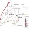 Croquis de la ruta / Ruta a pie La cueva Simanya 