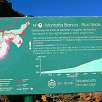Panel indicador junto al parking / Ruta a pie El Teide 