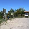 Indicadores en el parking donde se inicia la ruta / Ruta a pie El río Vero hasta el Abrigo Gallinero 