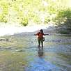 Cruzando el Vero por primera vez / Ruta a pie El río Vero hasta el Abrigo Gallinero 