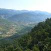 Vista a la Pobla de Lillet desde el mirador de Falgars / Ruta a pie Vuelta al Catllaràs 