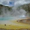 El camino continua pero nos quedamos junto al géiser Imperial / Ruta a pie Yellowstone | Grand Prismatic Spring 