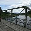 Sobre el puente del Firehole River / Ruta a pie Yellowstone | Grand Prismatic Spring 