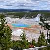 A medida que cogemos altura las vistas mejoran / Ruta a pie Yellowstone | Grand Prismatic Spring 