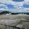 Descendemos y dejamos atrás el Grand Prismatic / Ruta a pie Yellowstone | Grand Prismatic Spring 