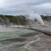 Pasarela -con niños hay que avanzar con mucha precaución- / Ruta a pie Yellowstone | Norris Geyser Basin 