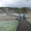 Sobre un riachuelo termal / Ruta a pie Yellowstone | Norris Geyser Basin 