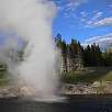 Pasamos de nuevo por el géiser Riverside / Ruta a pie Yellowstone | Old Faithful 