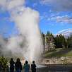 Arco Iris en el géiser Riverside / Ruta a pie Yellowstone | Old Faithful 