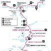 Croquis general Madison-Old Faithful / Ruta a pie Yellowstone | Old Faithful 