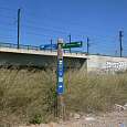 Indicadores verticales que coinciden con el Camí de Sant Jaume 