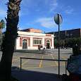 En la Meridiana damos con la estación de Renfe de Sant Andreu Arenal 