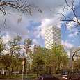 Plaza de Europa en Santa Coloma de Gramanet inicio de la Ronde Verda Nord 