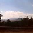 Vistas al Tibiado desde la carretera que sube a Sant Jeroni de la Murtra 