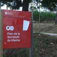 Entramos al Parc de la Serralada de Marina 