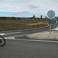 Día 1: Indicador para seguir por la vía verde hasta Santa Eulalia y sin acondicionar hasta Ojos Negros 