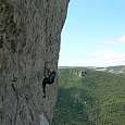 La pared se desploma ligeramente 