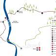 Croquis de la ruta 