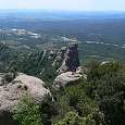 Vista del serrat de la Portella 