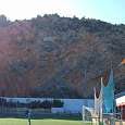 Vista de toda la pared de la cantera de Vilavella 