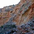 Parte inicial de la vía ferrata 