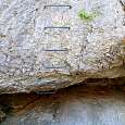 Detalle del boulder del cuarto tramo 