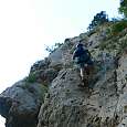 Entrada de la vía ferrata 