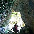 Pasamos la entrada para acceder al salto de agua 
