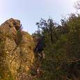 Último resalte de la vía ferrata de La Selva 