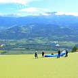 Zona de despegue de Parapentes en St. Hilaire 