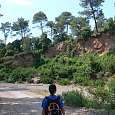 Por la riera de las Arenes y  junto a la Torre de l Àngel 